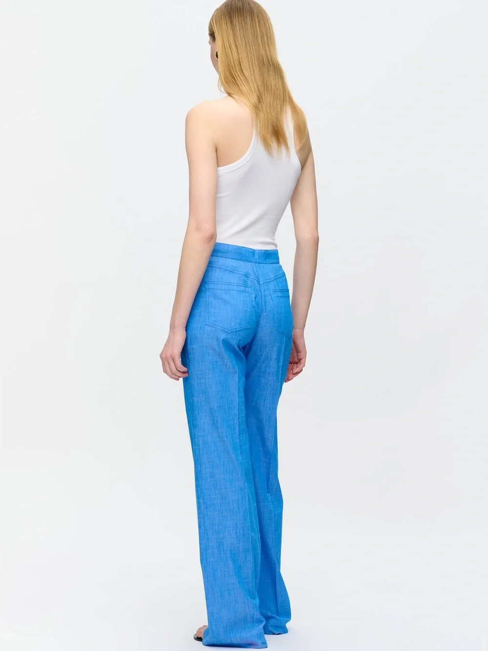 Callas Milano Tonne Stretch Jean in Bright Indigo, Size 40 (US 4 / Small)
